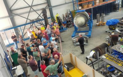 Moped tour visits MFS